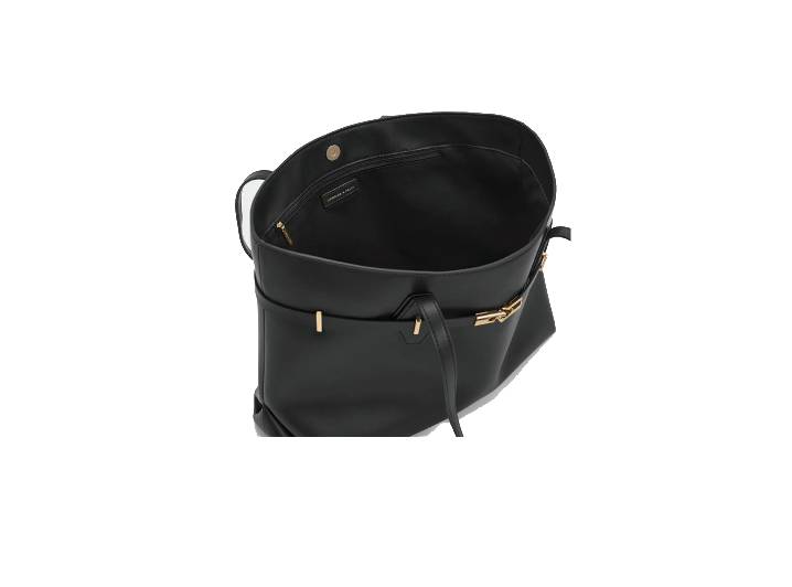 Charles & Keith Small CK Belt Bag Tote Bag, Large, Women's, Black. — изображение 2