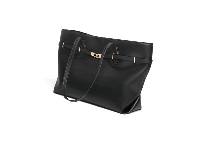 Charles & Keith Small CK Belt Bag Tote Bag, Large, Women's, Black. — изображение 4