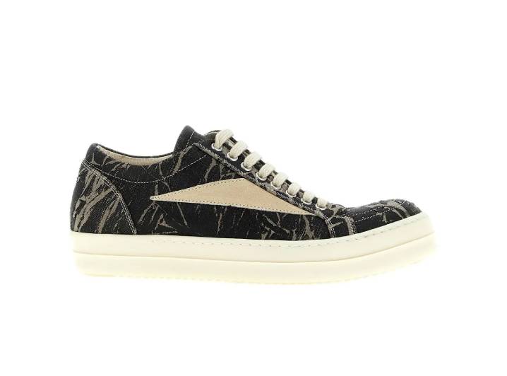 Rick Owens DRKSHDW Flat Lace-up Low-top Sneakers for Men, Black — изображение 5