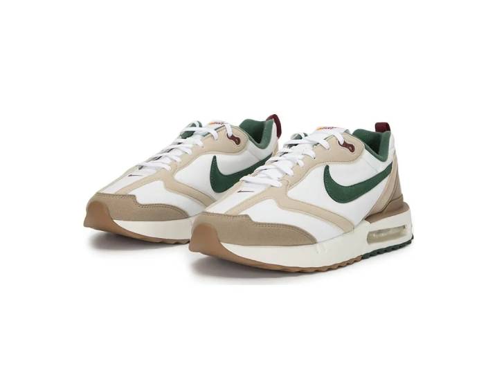 Nike Air Max Dawn, versatile low-top casual sneakers for men, brown and white — изображение 4