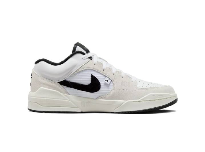 Jordan Stadium 90 White/Black Mesh Leather and Suede Men's Sports Shoes — изображение 6
