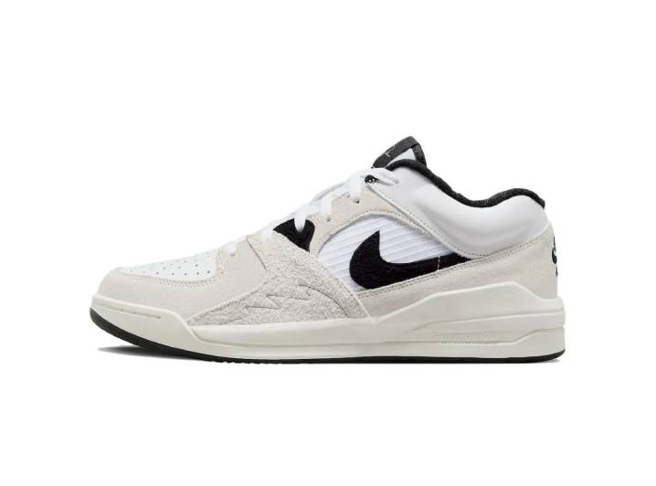 Jordan Stadium 90 White/Black Mesh Leather and Suede Men's Sports Shoes