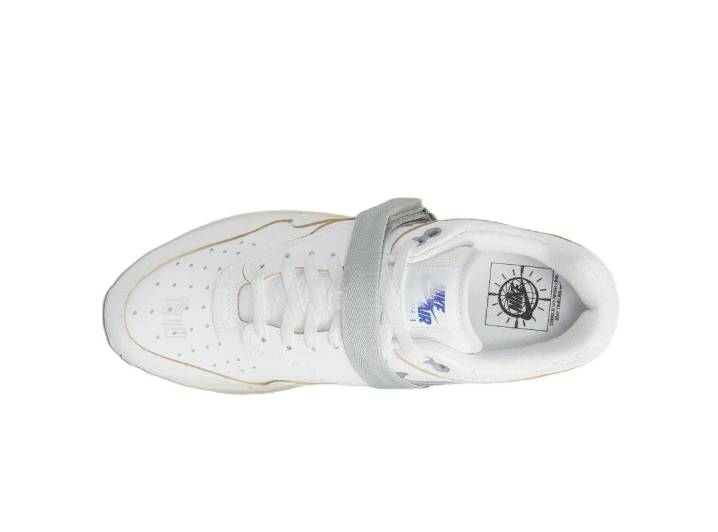 Nike Air Max 1 "Timeless" Low-Top Casual Shoes, Unisex, White/Grey — изображение 3