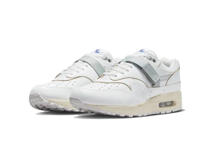 Nike Air Max 1 "Timeless" Low-Top Casual Shoes, Unisex, White/Grey — изображение 4