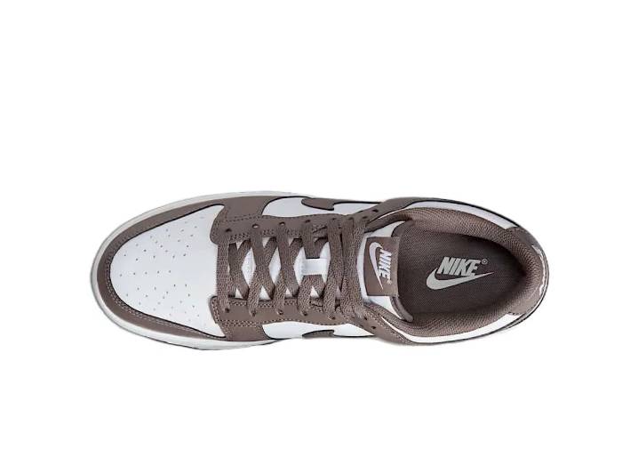 Men's Nike Dunk Low-top Sneakers in White and Gray — изображение 4