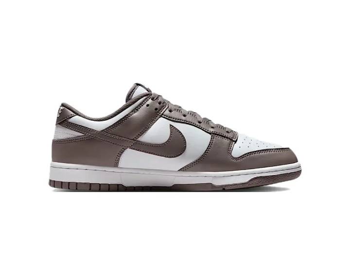 Men's Nike Dunk Low-top Sneakers in White and Gray — изображение 6