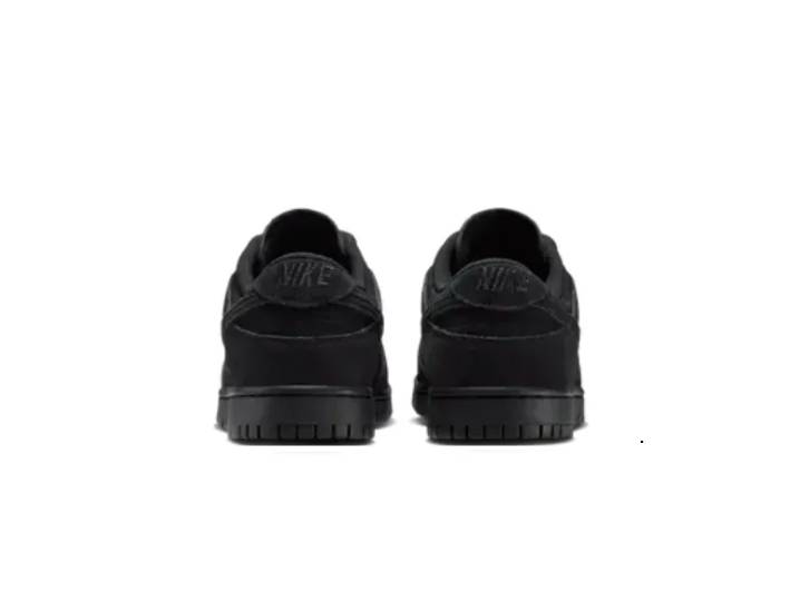 Nike Dunk Leather Retro SE Low-Top Unisex Black Sneakers. — изображение 3