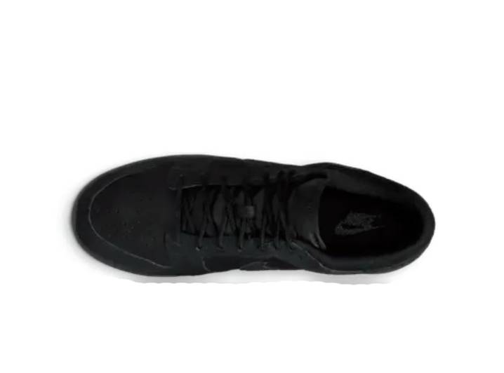 Nike Dunk Leather Retro SE Low-Top Unisex Black Sneakers. — изображение 4