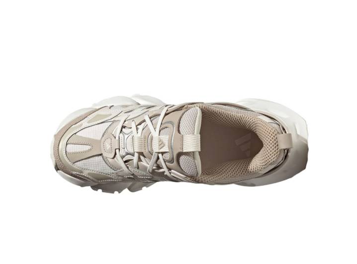 Аdidas XLG RUNNER DELUXE Leather Round Toe Unisex Beige Sneakers — изображение 3