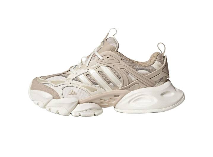 Аdidas XLG RUNNER DELUXE Leather Round Toe Unisex Beige Sneakers