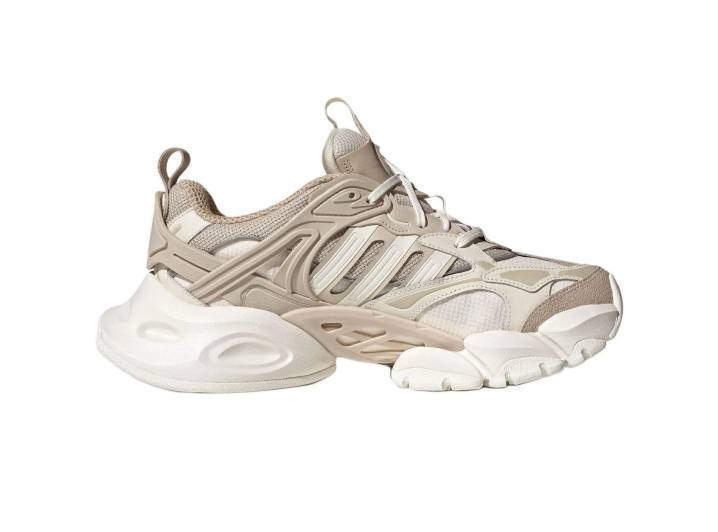 Аdidas XLG RUNNER DELUXE Leather Round Toe Unisex Beige Sneakers — изображение 5