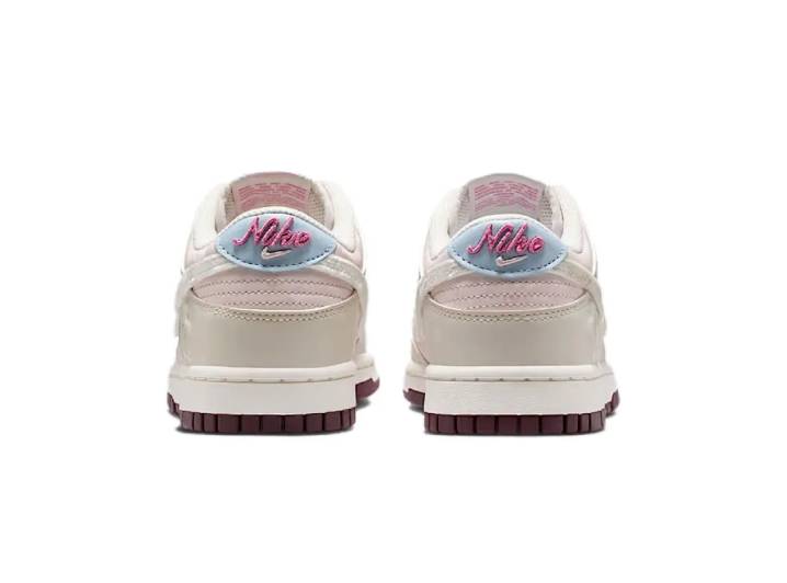Nike Dunk Low "Valentine's Day" Women's Low-To-the-Shoes (Beige/Pink) — изображение 3
