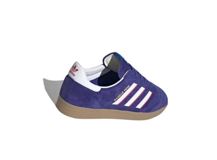 Adidas Originals GAZELLE TEAM "FOOTBALL PACK" low-top sneakers with a thin sole, unisex, blue — изображение 3