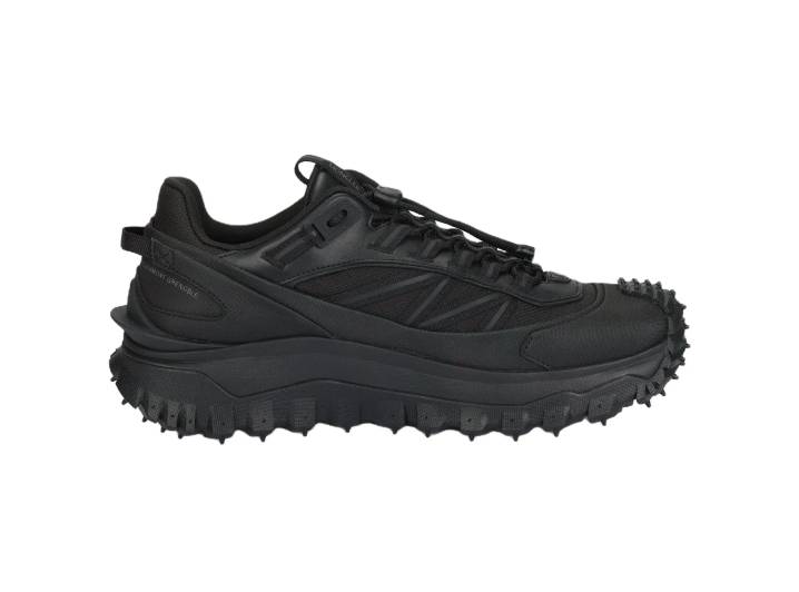 Moncler Trailgrip GTX Round Toe Drawstring Low-Top Casual Shoes, Men's, Black (4.5cm) — изображение 5