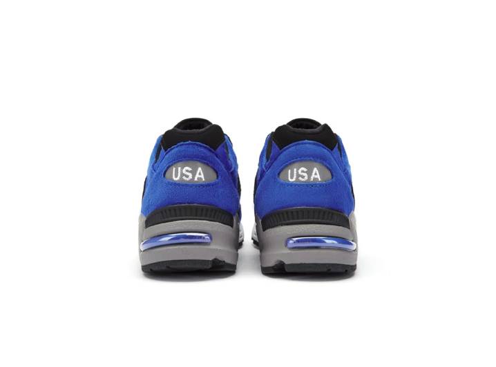 New Balance NB 990 V2 Retro Running Shoes for Men, Blue and Black — изображение 3