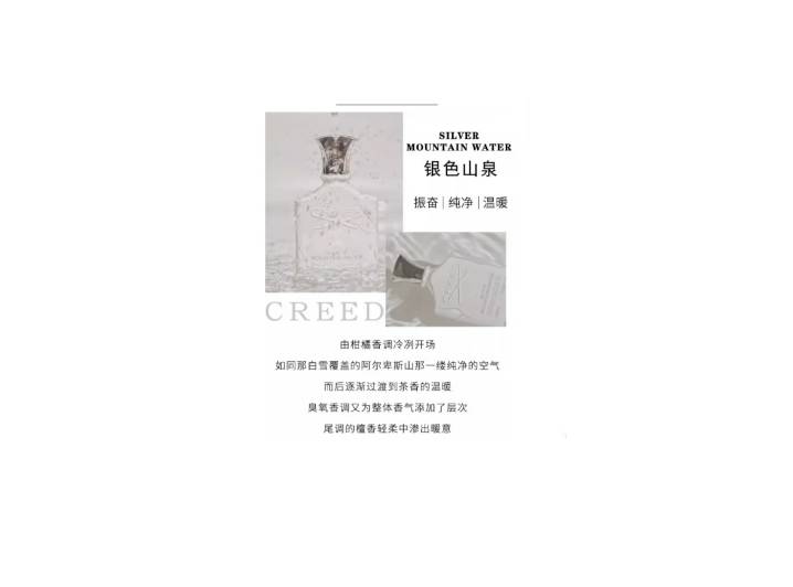 CREED Silver Mountain Spring Fragrance Fruity Citrus Aromatic Eau de Parfum (EDP) — изображение 3