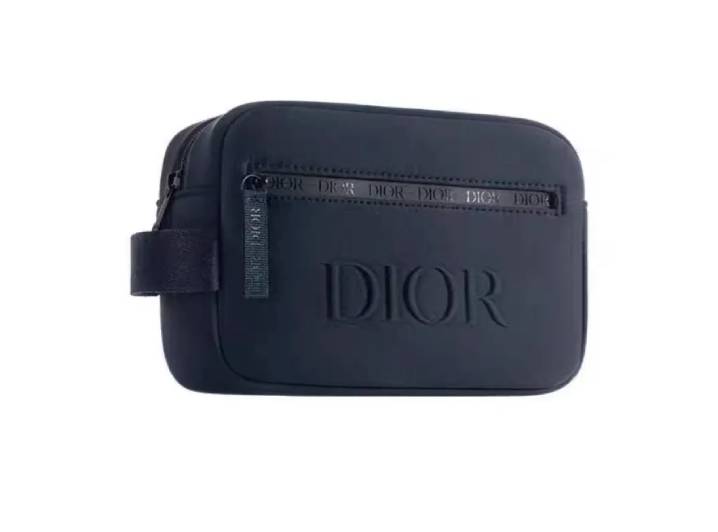DIOR Sauvage Navy Blue Space Cotton Makeup Bag (Portable)