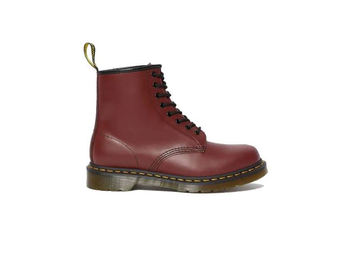 Dr. Martens 1460 Leather Fashionable Mid-Calf Boots for Men, Cherry Red — изображение 4