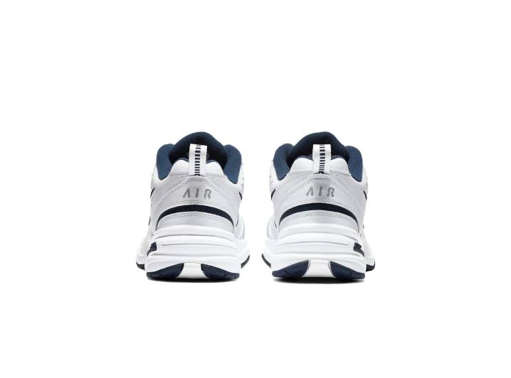 Nike Air Monarch 4 White Navy Retro Classic Non-slip Low-top Dad Shoes for Men — изображение 3