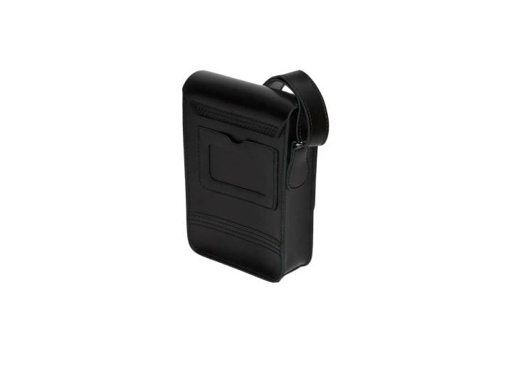 Dr. Martens Flap-Opening Leather Crossbody Bag, Unisex Style, Black. — изображение 5