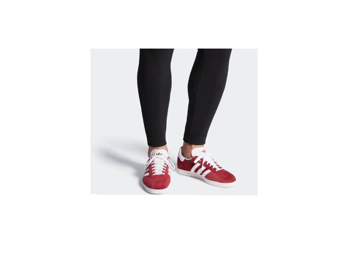 Adidas Originals GAZELLE low top unisex red and white sneakers — изображение 5