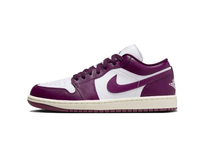 Jordan Air Jordan 1 Simple Comfortable Shock-Absorbing Low-Top Retro Basketball Shoes Unisex