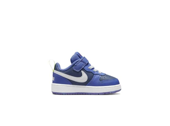 Nike Court Borough 2 Low 2 SE Kids' Low-Top Shoes in Blue and White — изображение 6