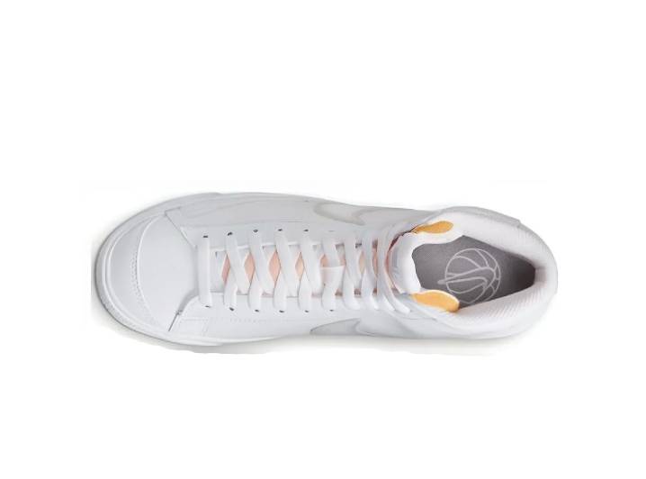 Nike Blazer '77 Sport Casual Durable Mid-Top Sneakers for Men, Pure White — изображение 4