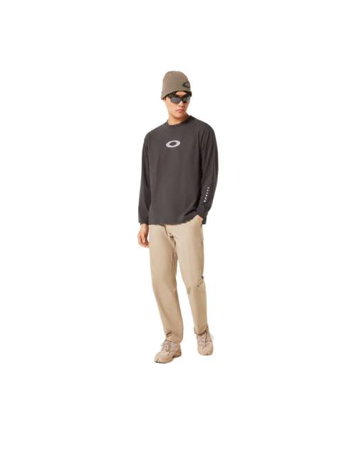 Oakley Retro Comfortable Simple Crew Neck Versatile Casual Long Sleeve T-Shirt for Men — изображение 4