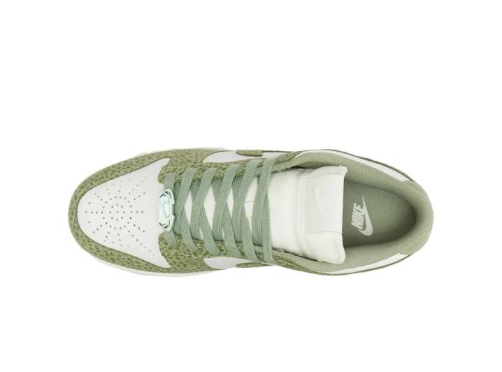 Nike Dunk LOW "Safari Print/Oil Green" Low-top Sneakers for Women (Green) — изображение 3