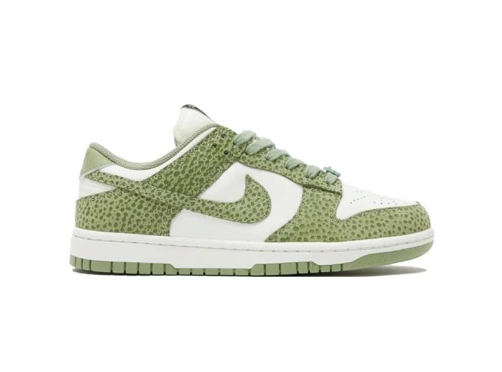 Nike Dunk LOW "Safari Print/Oil Green" Low-top Sneakers for Women (Green) — изображение 5