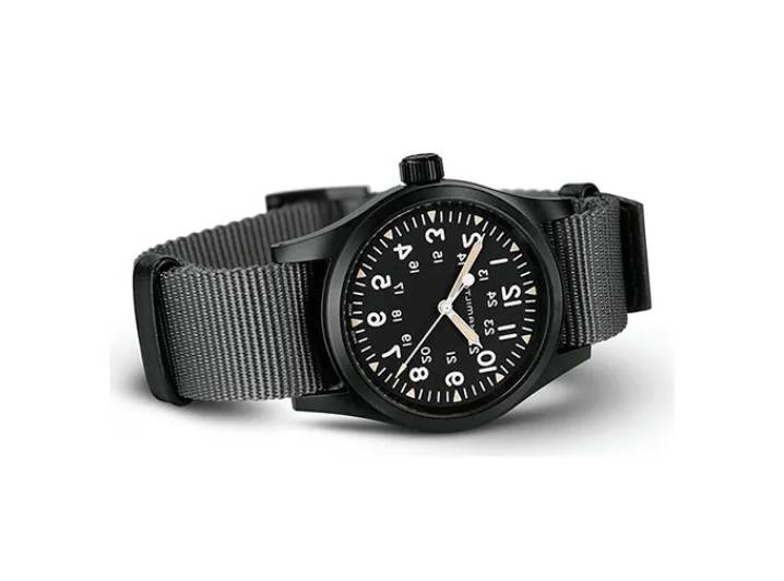 HAMILTON Khaki Field Series men's watch with a mechanical movement and 50m water resistance — изображение 5