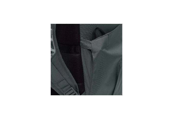 Nike Varsity 32L front logo print polyester backpack, unisex and couple style, grey. — изображение 3