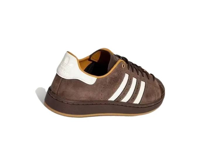 Adidas Originals Superstar 2 sneakers made of genuine leather, unisex, dark brown. — изображение 2