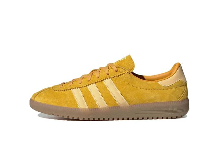 Аdidas Originals Bermuda Suede Non-slip Low-top Sneakers, Unisex, Yellow