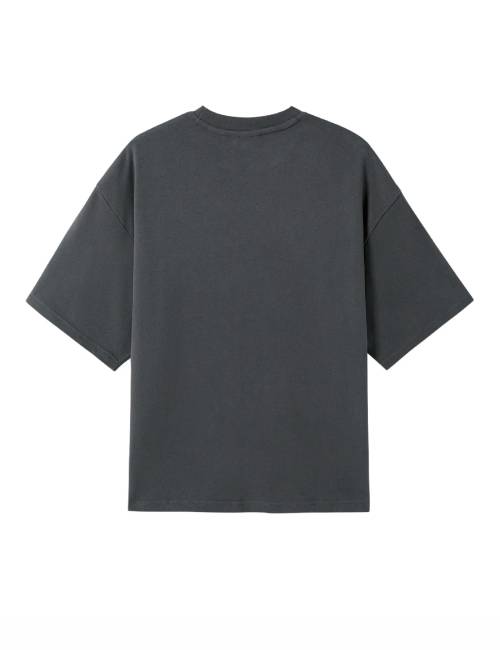 Men's Jordan Oversized Solid Color Short Sleeve T-Shirt - Light Gray — изображение 5