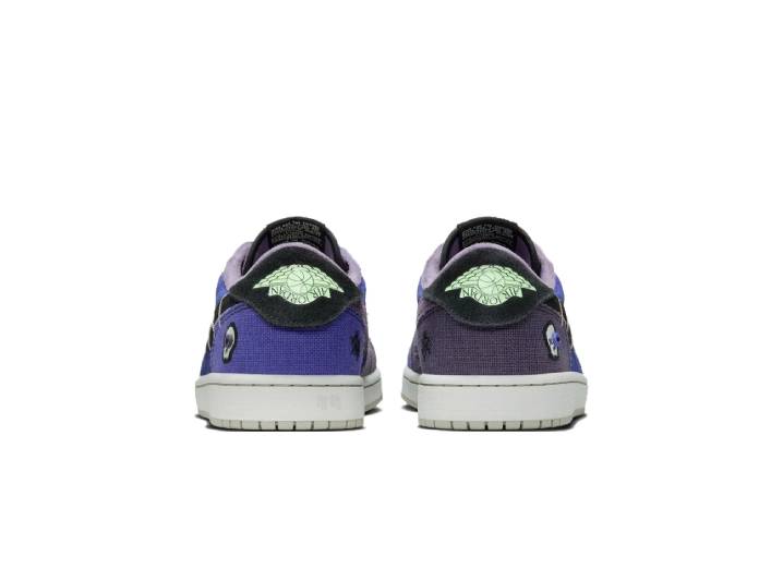 Jordan x Zion Williamson Air Jordan 1 Retro Low Voodoo Doll Colorway Collaboration Low Retro Basketball Shoes for Men — изображение 3