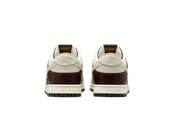 Nike Dunk Low Classic Low Top Sneakers for Men, Brown and White — изображение 3