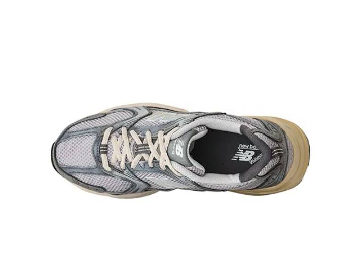New Balance NB 530 American Retro Breathable Low-Top Running Shoes, Unisex, Silver-Gray — изображение 4