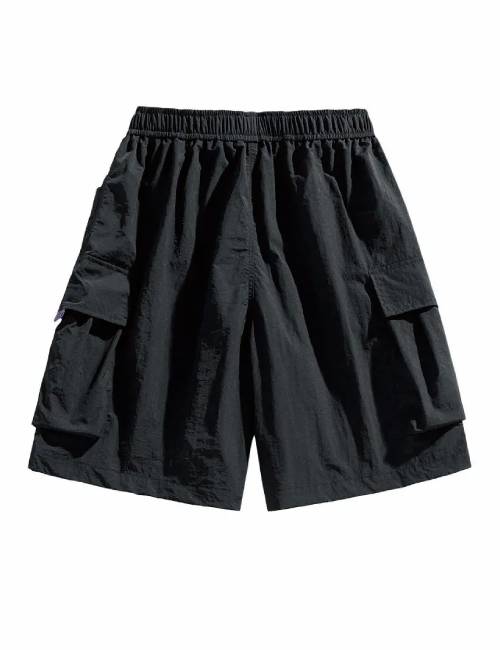 American high street style shorts from Jeep, relaxed casual style for sports, fashionable straight cargo shorts, unisex. — изображение 3