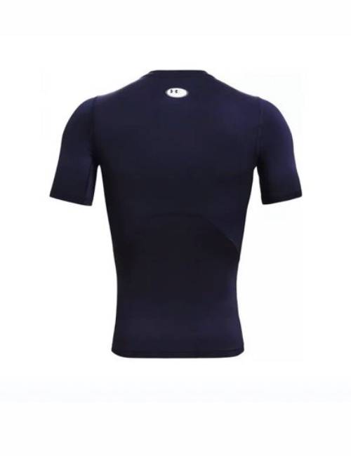Under Armour HeatGear® Men's Short-Sleeve Fitness Shirt, Navy Blue — изображение 4