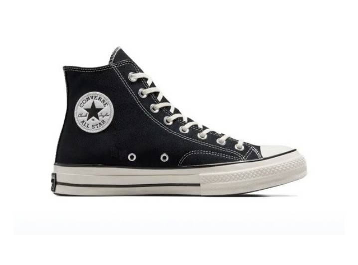 Converse Chuck 70 Classic Lightweight Comfortable Durable High-Top Canvas Shoes, Unisex, Retro Black — изображение 4