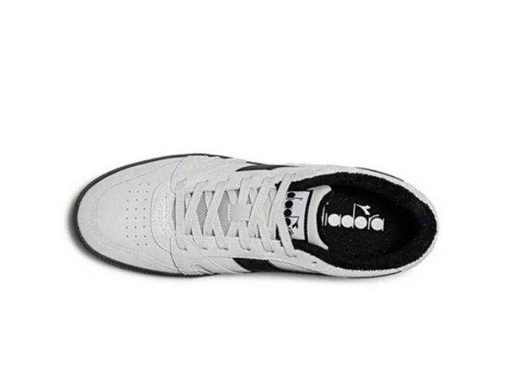 Diadora SAUNTER Synth Trendy Non-Slip Low-Top Casual Shoes, Unisex Onyx White/Midnight Black — изображение 5