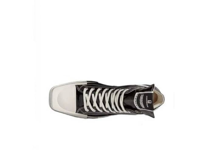 Rick Owens DRKSHDW x Converse collaboration (Chuck 70 TurboDrk model), high-top silhouette. — изображение 4
