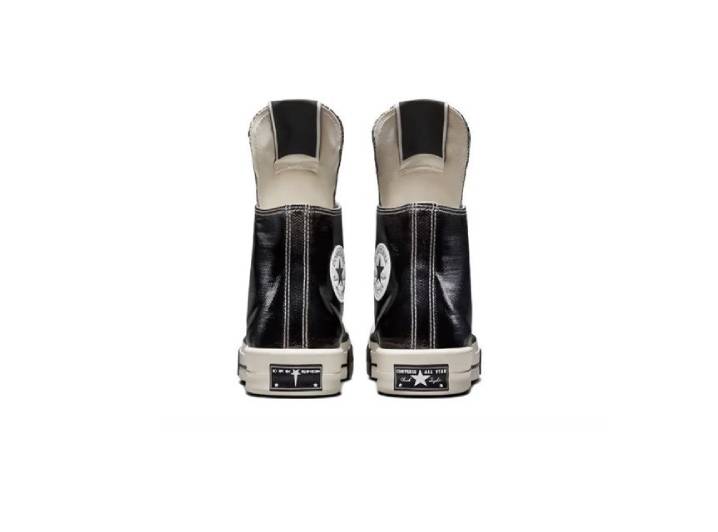 Rick Owens DRKSHDW x Converse collaboration (Chuck 70 TurboDrk model), high-top silhouette. — изображение 6