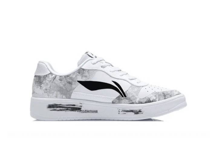 Li-Ning Men's Sneakers — "Floating Boat, Wind, and Ink Wash Painting" (Hand-Painted) — изображение 5