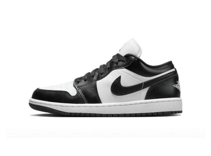 Jordan Air Jordan 1 "Panda" — stylish women's low-top retro leather sneakers.