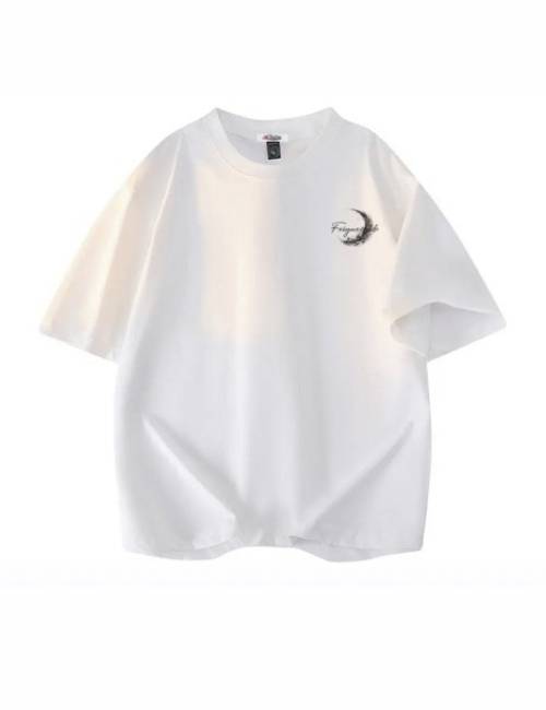 Feiyue T-shirt, American style, smoky design, moon, star, logo, letter print. — изображение 3