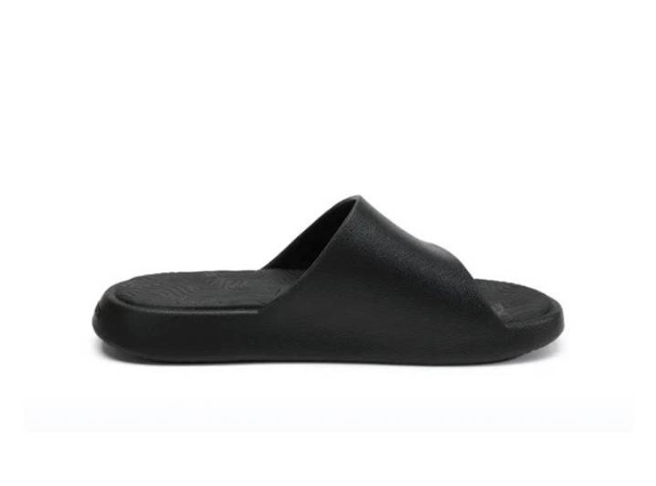 Peak Taichi Black Warrior sandals in the "Black Warrior" colorway — classic, sporty, non-slip, single-strap, unisex, black. — изображение 4