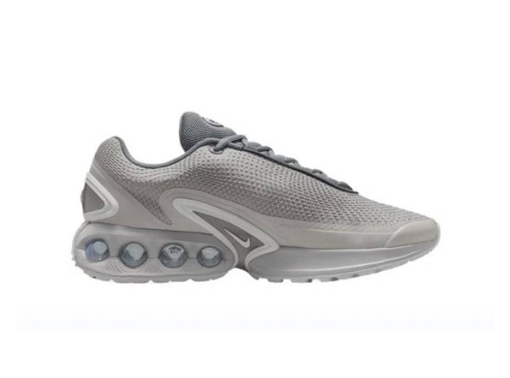 Men's Nike Air Max Dn low-top casual sneakers (grey/white) made of rubber and foam — изображение 6